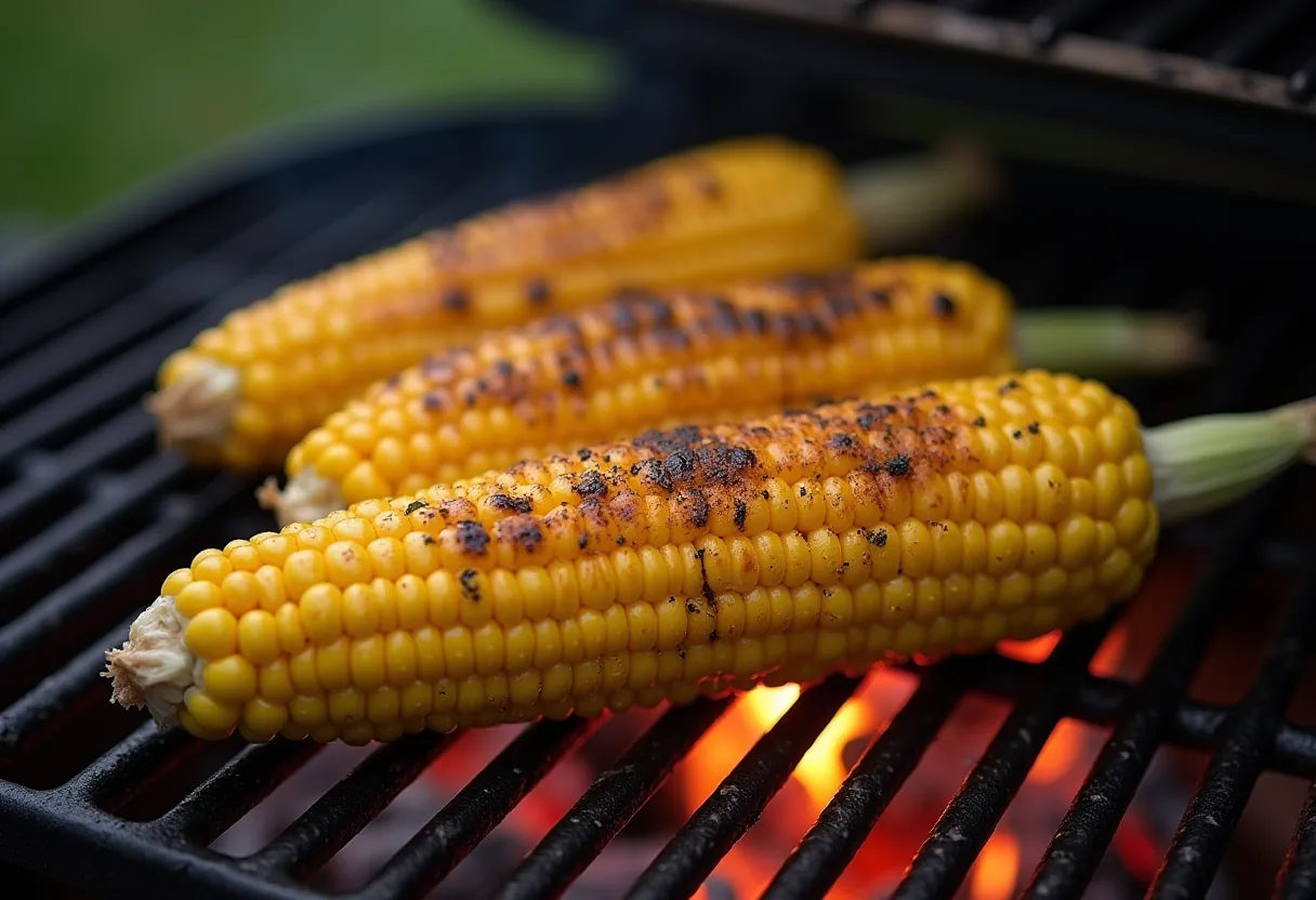 Grillezett kukorica: a tökéletes csemege a rácson vajjal és fűszerekkel