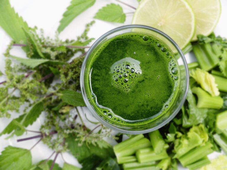 frissen készült smoothie